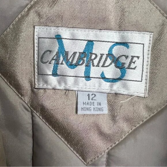 Cambridge MS Vintage Trench Coat Size 12 - Picture 8 of 12